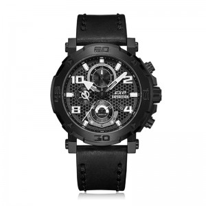 Expedition 6769 Full Black Leather New Size GCLIPBA